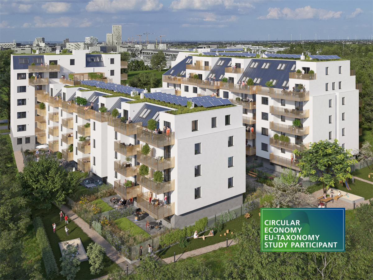 Das Projekt Grosses Glück steht mit Energie aus Erdwärmesonden und PV-Anlagen für Nachhaltigkeit im Wohnungsbau