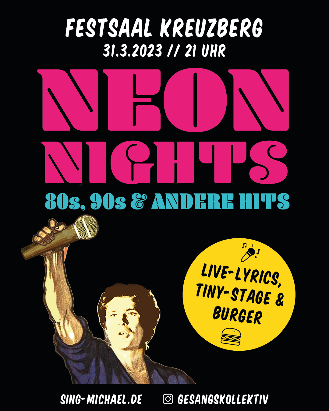 Gesangskollektiv Michael Ritter - Neon Nights im Festsaal Kreuzberg