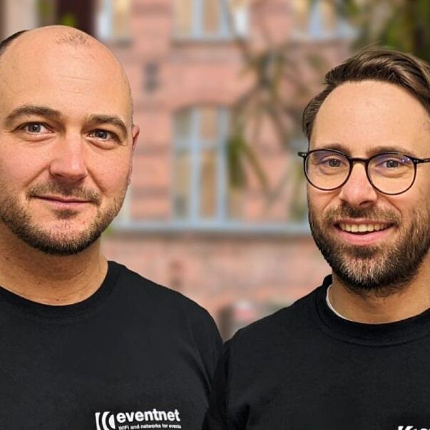 Eventnet-Gründer Daniel Weigand und Max Pohl (v.l.n.r.)