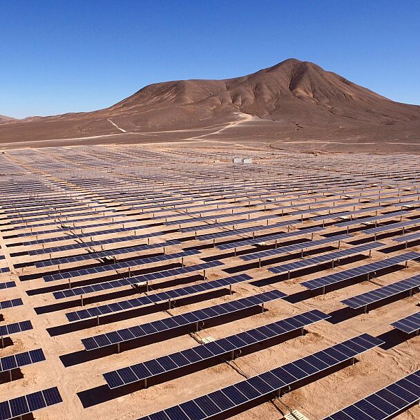Die Wüstenregionen Chiles bieten beste Bedingungen für die Produktion von grünem Strom