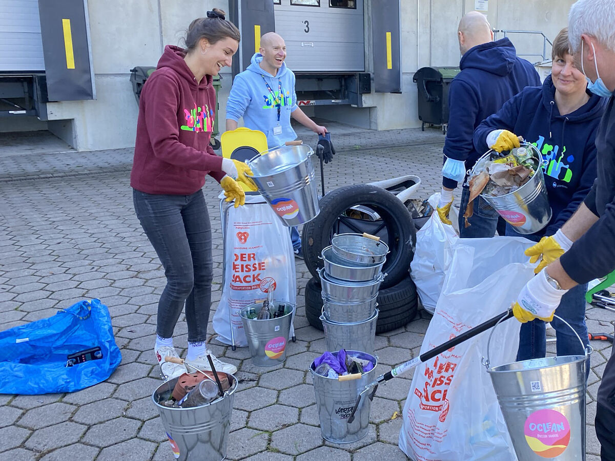 350 Kilogramm Müll in zwei Stunden - Clean-Up-Aktion von Starlab 2022